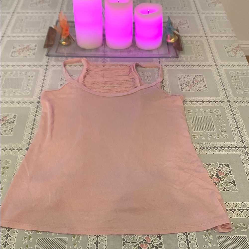 Wet Seal Pink String back Top